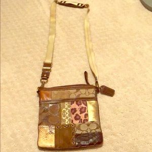 Vintage coach messenger bag